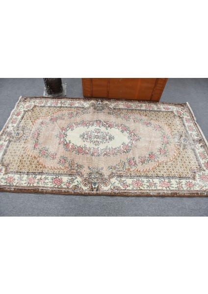 Türk Halısı, Eskitme Halı, Halı, 123 x 215 cm Kahverengi Halı, Yün Alan Halı, Kabilesı Banyo Halı, 91 modelleri
