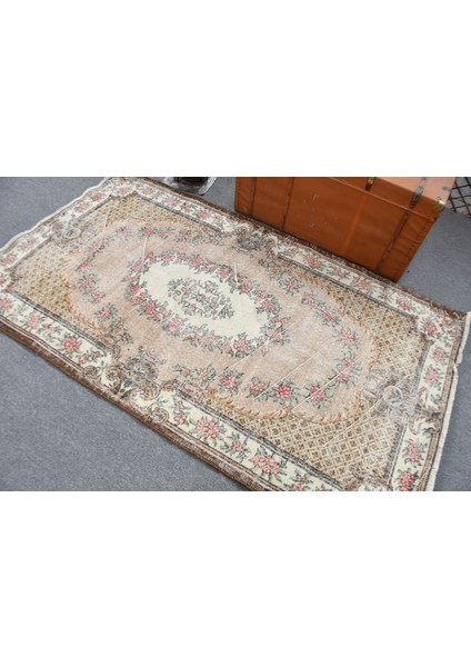 Türk Halısı, Eskitme Halı, Halı, 123 x 215 cm Kahverengi Halı, Yün Alan Halı, Kabilesı Banyo Halı, 91 fırsatları
