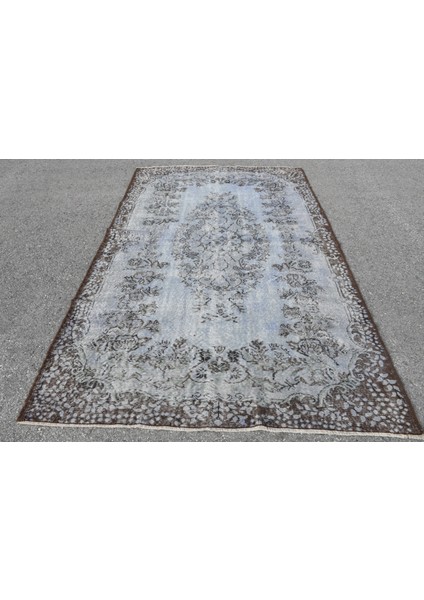 Türk Halısı, Eskitme Halı, Halı, 167 x 278 cm Mavi Halı, Ofice Salon Halı, Bohemsı Oturma Odası Halı,