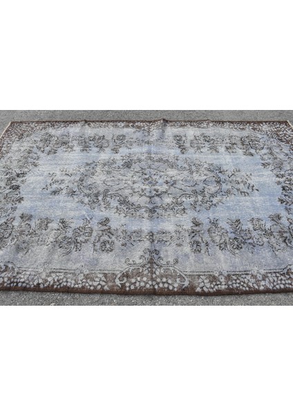 Türk Halısı, Eskitme Halı, Halı, 167 x 278 cm Mavi Halı, Ofice Salon Halı, Bohemsı Oturma Odası Halı,