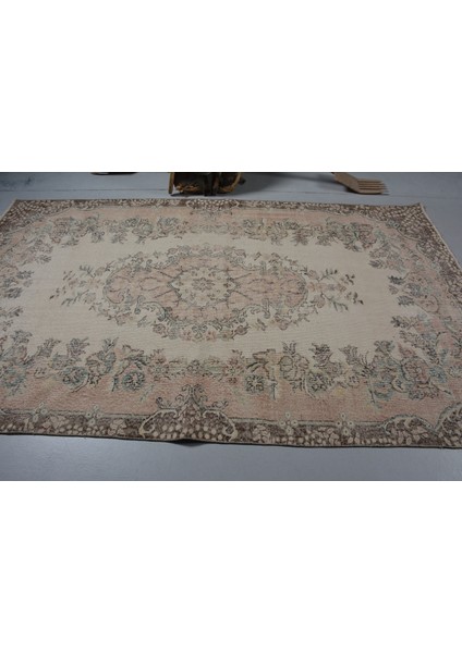 Türk Halısı, Eskitme Halı, Halı, 170 x 285 cm Bej Halı, Kabilesı Salon Halı, Ofice Yer Halı, 11637