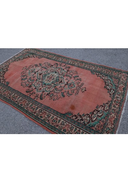 Eskitme Halı, Türk Halısı, Halı, 165 x 254 cm Pempe Halı, Dekoratif Oturma Odası Halı, 4903