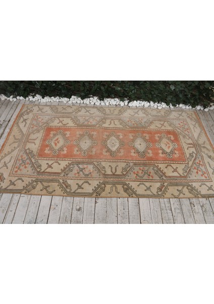 Eskitme Halı, Türk Halısı, Halı, 110 x 210 cm Turuncu Halı, Kabilesı Alan Halı, Ofice Banyo Halı, 400 modelleri