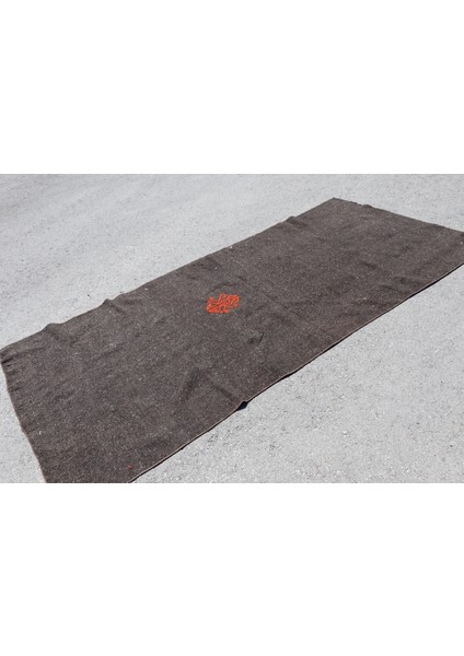 Eskitme Halı, Türk Halısı, Halı, 129 x 290 cm Gri Halı, Yün Banyo Halı, Dekoratif Alan Halı, 3903
