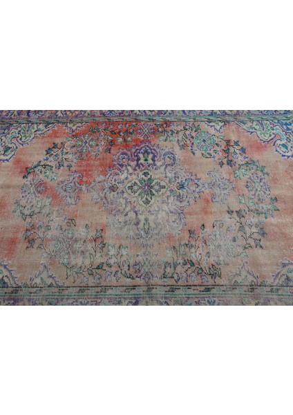Türk Halısı, Eskitme Halı, Halı, 161 x 255 cm Kırmızı Halı, Bahçe Yer Halı, Organik Oturma Odası Halı,