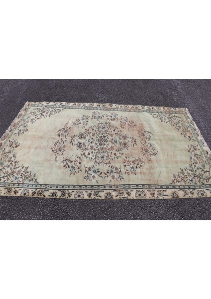 Türk Halısı, Eskitme Halı, Halı, 162 x 252 cm Yeşil Halı, Organik Büyük Halı, Oturma Odası Halı, 250 fırsatları