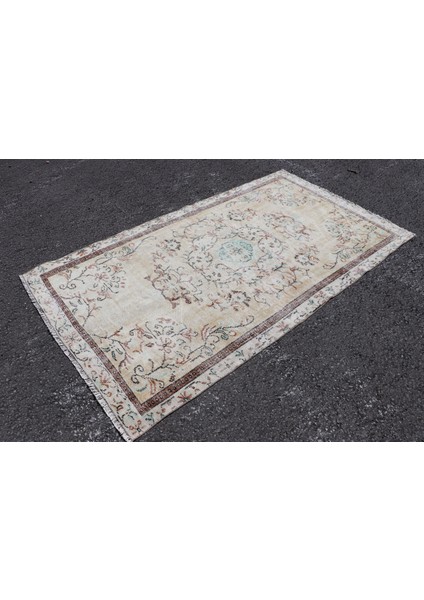 Türk Halısı, Eskitme Halı, Halı, 144 x 248 cm Bej Halı, Organik Banyo Halı, Alan Halı, 2512 modelleri