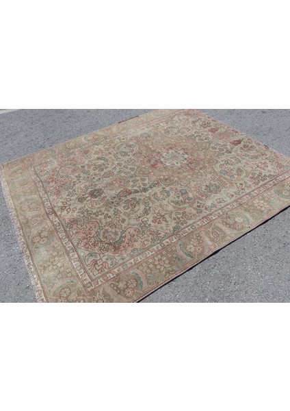 Eskitme Halı, Türk Halısı, Halı, 186 x 218 cm Pempe Halı, Yün Salon Halı, Yer Halı, 3777 fırsatları