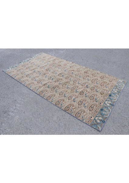 Eskitme Halı, Türk Halısı, Halı, 150 x 290 cm Bej Halı, Salon Halı, El Yapımı Oturma Odası Halı, 240