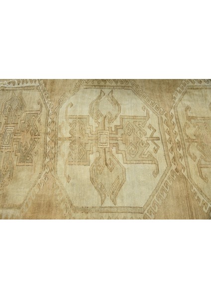 Türk Halısı, Eskitme Halı, Halı, 130 x 250 cm Bej Halı, Yün Alan Halı, Anadolusı Banyo Halı, 12071