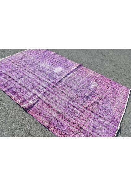 Eskitme Halı, Türk Halısı, Halı, 172 x 272 cm Mor Halı, Ofice Büyük Halı, Oturma Odası Halı, 6685