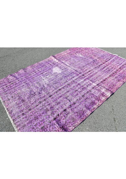 Eskitme Halı, Türk Halısı, Halı, 172 x 272 cm Mor Halı, Ofice Büyük Halı, Oturma Odası Halı, 6685