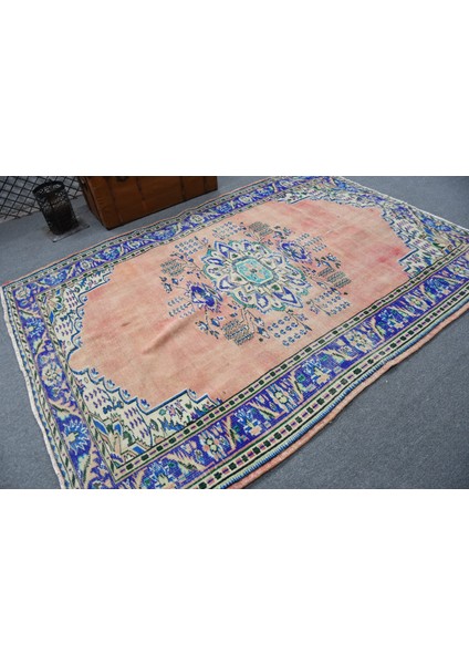 Eskitme Halı, Türk Halısı, Halı, 196 x 272 cm Pempe Halı, Yün Salon Halı, Organik Salon Halı, 12060 fiyatları
