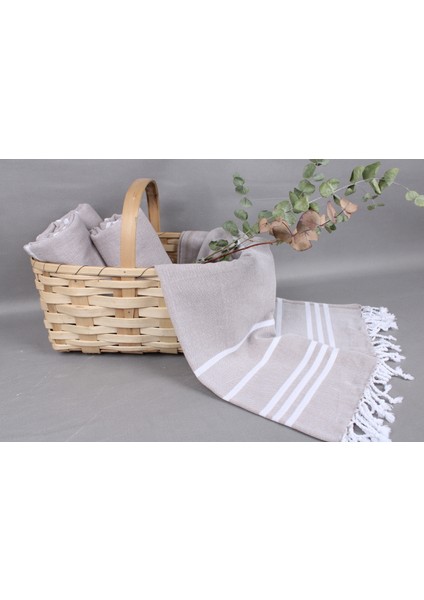 Kahverengi Organik Havlu, Havlu, 100 x 180 cm Pamuk Peştamal, Küçük Battaniye, fırsatları