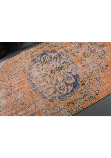 Türk Halısı, Eskitme Halı, Halı, 129 x 243 cm Turuncu Halı, Dekoratif Alan Halı, Bohemsı Banyo Halı, fiyatları