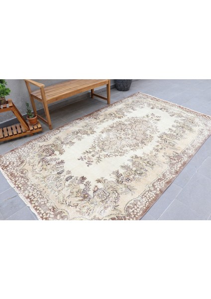Eskitme Halı, Türk Halısı, Halı, 169 x 290 cm Kahverengi Halı, Ofice Büyük Halı, El Yapımı Oturma Odas fiyatları