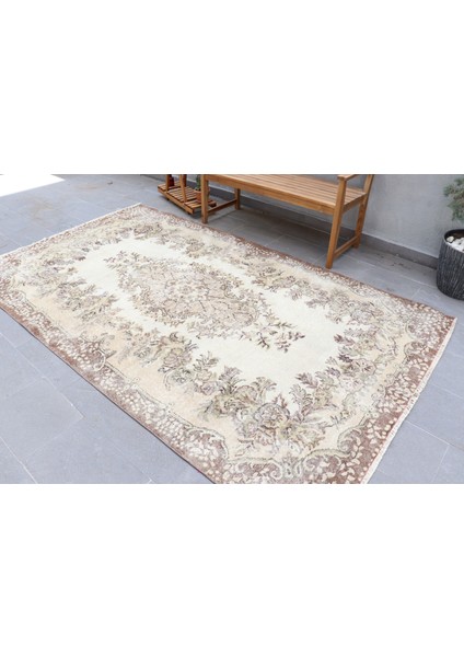 Eskitme Halı, Türk Halısı, Halı, 169 x 290 cm Kahverengi Halı, Ofice Büyük Halı, El Yapımı Oturma Odas fırsatları