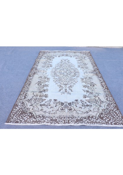 Eskitme Halı, Türk Halısı, Halı, 174 x 277 cm Bej Halı, Oturma Odası Halı, Büyük Halı, 9702