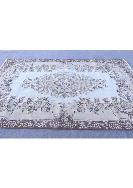 Eskitme Halı, Türk Halısı, Halı, 174 x 277 cm Bej Halı, Oturma Odası Halı, Büyük Halı, 9702 modelleri