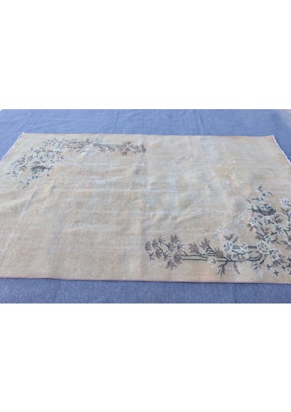 Eskitme Halı, Türk Halısı, Halı, 161 x 260 cm Kahverengi Halı, Bohemsı Salon Halı, 9709 modelleri