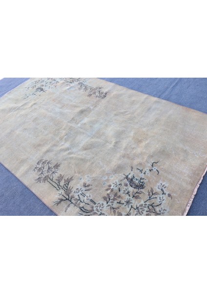 Eskitme Halı, Türk Halısı, Halı, 161 x 260 cm Kahverengi Halı, Bohemsı Salon Halı, 9709 fırsatları