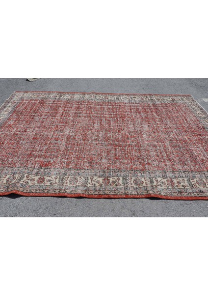 Eskitme Halı, Türk Halısı, Halı, 223 x 330 cm Kırmızı Halı, Anadolusı Salon Halı, 6333 modelleri