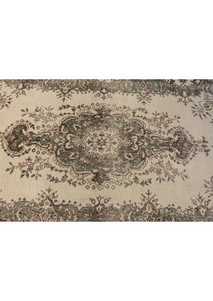Eskitme Halı, Türk Halısı, Halı, 114 x 205 cm Bej Halı, Kabilesı Alan Halı, Dekoratif Banyo Halı, 114