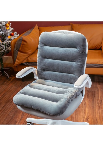 Peluş Koltuk Minderi - Gri (Yurt Dışından)