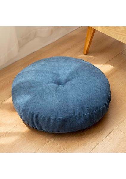 Düz Renk Zemin Minderi - Mavi (Yurt Dışından)