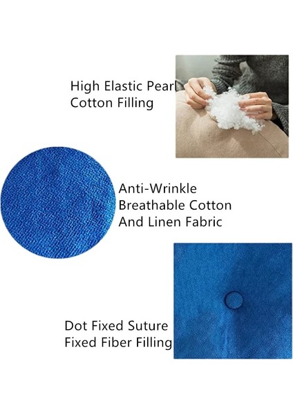 Düz Renk Zemin Minderi - Mavi (Yurt Dışından) fiyatları