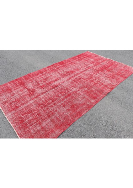 Eskitme Halı, Türk Halısı, Halı, 157 x 291 cm Pempe Halı, Yün Büyük Halı, El Yapımı Salon Halı, 7579
