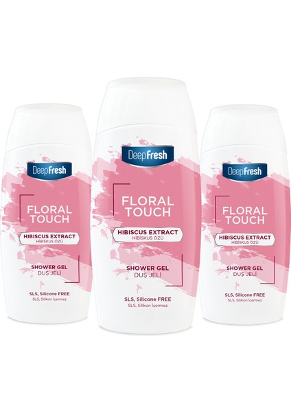 Floral Touch Duş Jeli Hibiskus Özü 400ml 3 Adet