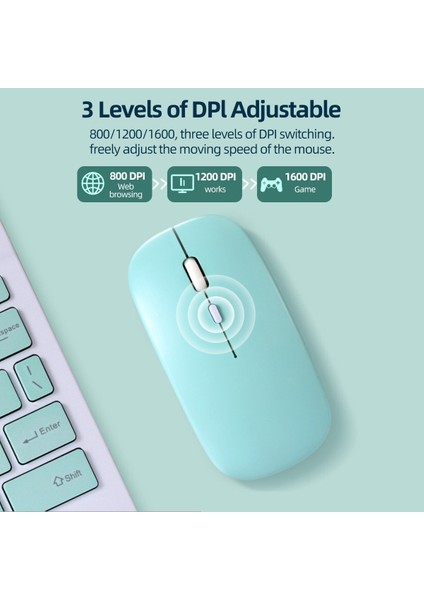 Bluetooth Kablosuz Mouse (Yurt Dışından)