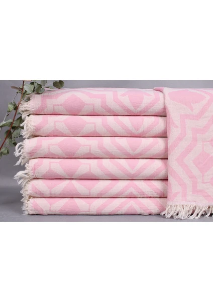 Kayra Export Pembe Düğün   Havlu, Yüz Havlusu, 60 x 100  cm  Pamuk Havlu, Hamam Havlusu, Fırın Bulaşık Bezi,