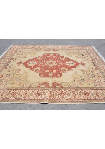 Türk Halısı, Eskitme Halı, Halı, 250 x 325 cm Bej Halı, Salon Halı, Organik Oturma Odası Halı, 10512