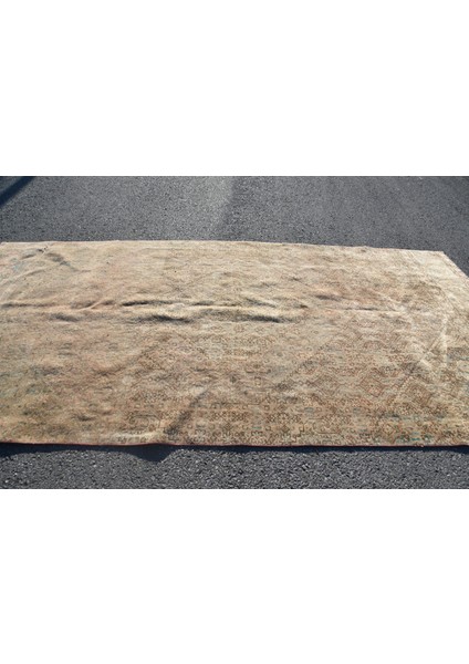 Eskitme Halı, Türk Halısı, Halı, 186 x 380 cm Kahverengi Halı, Bahçe Oturma Odası Halı, 6020 modelleri