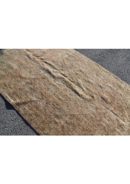 Eskitme Halı, Türk Halısı, Halı, 186 x 380 cm Kahverengi Halı, Bahçe Oturma Odası Halı, 6020 indirimleri