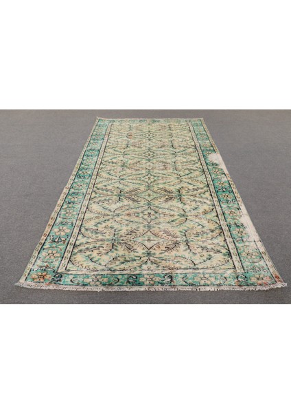 Eskitme Halı, Türk Halısı, Halı, 161 x 271 cm Bej Halı, Dekoratif Oturma Odası Halı, 9742