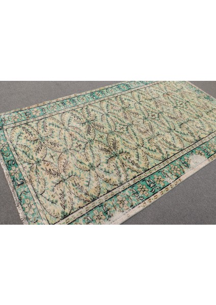 Eskitme Halı, Türk Halısı, Halı, 161 x 271 cm Bej Halı, Dekoratif Oturma Odası Halı, 9742