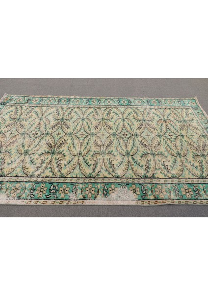 Eskitme Halı, Türk Halısı, Halı, 161 x 271 cm Bej Halı, Dekoratif Oturma Odası Halı, 9742