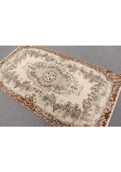 Türk Halısı, Eskitme Halı, Halı, 116 x 205 cm Bej Halı, Yün Alan Halı, Alan Halı, 9783 fırsatları