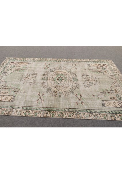 Eskitme Halı, Türk Halısı, Halı, 155 x 266 cm Yeşil Halı, Bohemsı Salon Halı, Yer Halı, 9751 modelleri