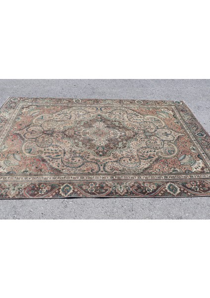 Eskitme Halı, Türk Halısı, Halı, 178 x 280 cm Kırmızı Halı, El Dokuma Yer Halı, Organik Yer Halı, 434 modelleri
