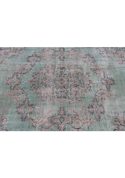 Eskitme Halı, Türk Halısı, Halı, 175 x 280 cm Yeşil Halı, Oturma Odası Halı, Dekoratif Büyük Halı, 6 indirimleri