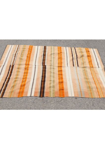 Türk Halısı, Eskitme Halı, Halı, 128 x 206 cm Turuncu Halı, El Dokuma Banyo Halı, 7440 modelleri