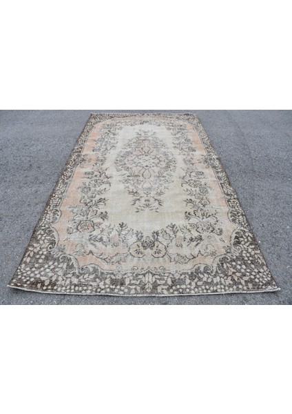 Türk Halısı, Eskitme Halı, Halı, 169 x 299 cm Bej Halı, Kabilesı Oturma Odası Halı, 8954