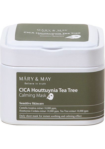 Cica Houttuynia Tea Tree Calming Mask 30 Pcs / 400 gr