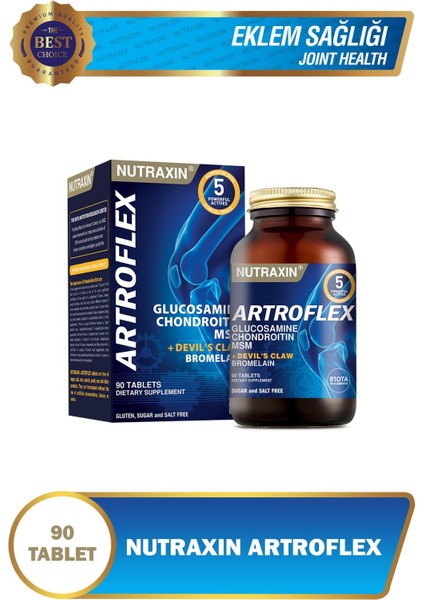 Vitals 5 Aktif Bileşeni Içeren Artroflex 90 Tablet Glukozamin