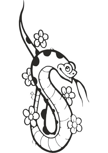 Yılan Folyo Sticker 160 cm Uzunluk