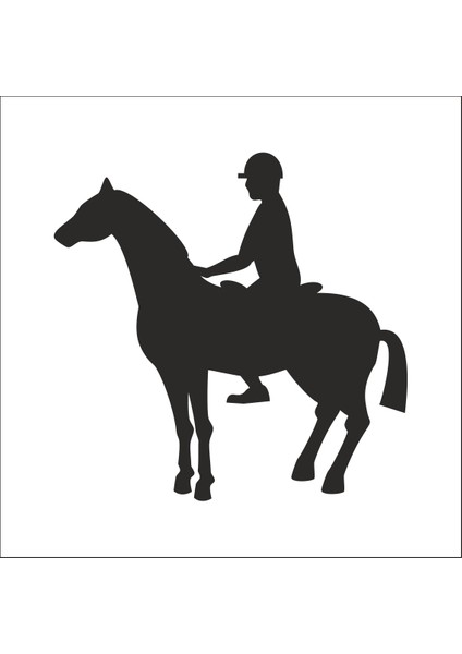 Binici Folyo Sticker 40 cm Uzunluk